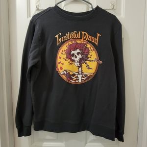 Womens Grateful Dead black sweatshirt size small